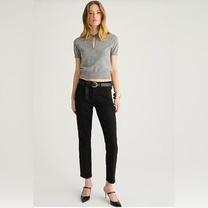 J. Crew slim-straight jean in true black